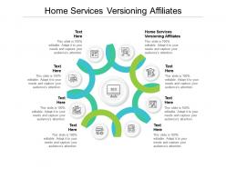 Home services versioning affiliates ppt powerpoint presentation layouts graphics cpb