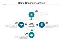 Home sharing insurance ppt powerpoint presentation pictures inspiration cpb