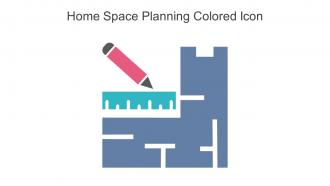 Home Space Planning Colored Icon In Powerpoint Pptx Png And Editable Eps Format
