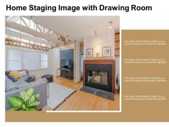 Home staging image with drawing room