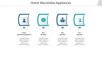 Home warranties appliances ppt powerpoint presentation show portrait cpb