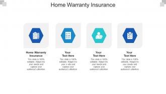 Home warranty insurance ppt powerpoint presentation portfolio summary cpb