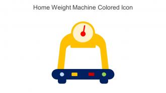 Home Weight Machine Colored Icon in powerpoint pptx png and editable eps format