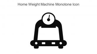 Home Weight Machine Monotone Icon in powerpoint pptx png and editable eps format