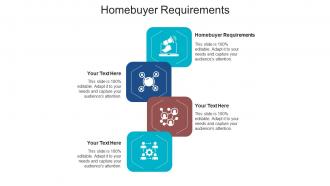 Homebuyer requirements ppt powerpoint presentation inspiration display cpb