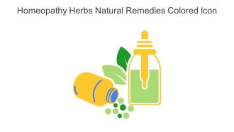 Homeopathy Herbs Natural Remedies Colored Icon In Powerpoint Pptx Png And Editable Eps Format