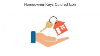 Homeowner Keys Colored Icon In Powerpoint Pptx Png And Editable Eps Format