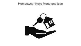Homeowner Keys Monotone Icon In Powerpoint Pptx Png And Editable Eps Format