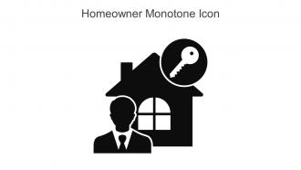 Homeowner Monotone Icon In Powerpoint Pptx Png And Editable Eps Format