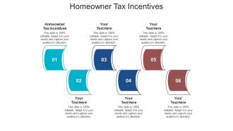 Homeowner tax incentives ppt powerpoint presentation icon slide cpb