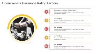 Homeowners Insurance Rating Factors In Powerpoint And Google Slides Cpb