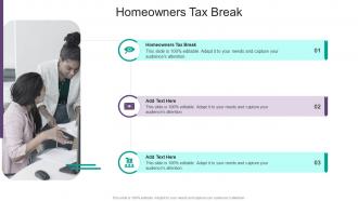 Homeowners Tax Break In Powerpoint And Google Slides Cpb