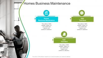 Homes Business Maintenance In Powerpoint And Google Slides Cpb