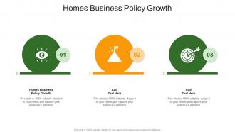 Homes Business Policy Growth In Powerpoint And Google Slides Cpb