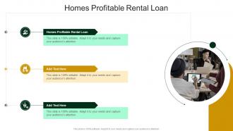 Homes Profitable Rental Loan In Powerpoint And Google Slides Cpb