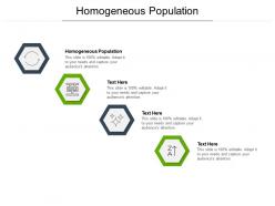 Homogeneous population ppt powerpoint presentation styles deck cpb
