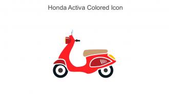 Honda Activa Colored Icon In Powerpoint Pptx Png And Editable Eps Format