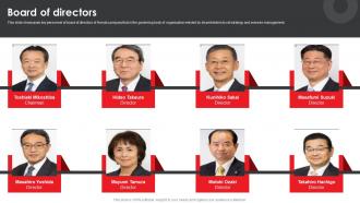 Honda Company Profile Board Of Directors Ppt Show Graphics Tutorials CP SS