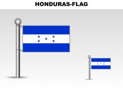 Honduras country powerpoint flags