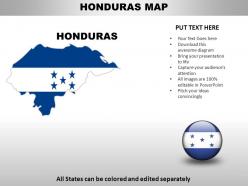 Honduras country powerpoint maps
