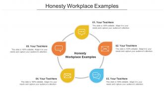 Honesty workplace examples ppt powerpoint presentation gallery file formats cpb