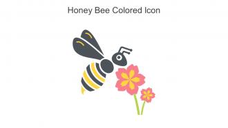 Honey Bee Colored Icon In Powerpoint Pptx Png And Editable Eps Format