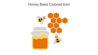 Honey Bees Colored Icon In Powerpoint Pptx Png And Editable Eps Format