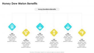 Honey Dew Melon Benefits In Powerpoint And Google Slides Cpb