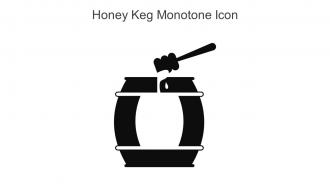 Honey Keg Monotone Icon In Powerpoint Pptx Png And Editable Eps Format