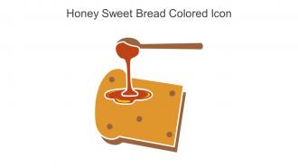 Honey Sweet Bread Colored Icon In Powerpoint Pptx Png And Editable Eps Format