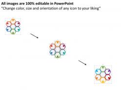 67429541 style cluster hexagonal 6 piece powerpoint presentation diagram infographic slide