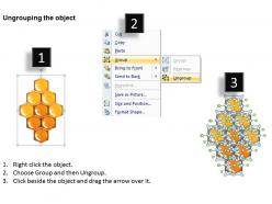 Honeycomb structure powerpoint slides presentation diagrams templates