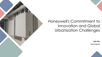 Honeywells Commitment To Innovation And Global Urbanization Challenges PPT Demonstration AT