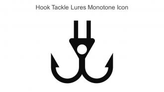 Hook Tackle Lures Monotone Icon In Powerpoint Pptx Png And Editable Eps Format