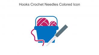 Hooks Crochet Needles Colored Icon In Powerpoint Pptx Png And Editable Eps Format