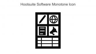 Hootsuite Software Monotone Icon In Powerpoint Pptx Png And Editable Eps Format
