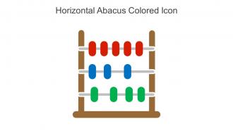 Horizontal Abacus Colored Icon In Powerpoint Pptx Png And Editable Eps Format