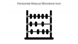 Horizontal Abacus Monotone Icon In Powerpoint Pptx Png And Editable Eps Format