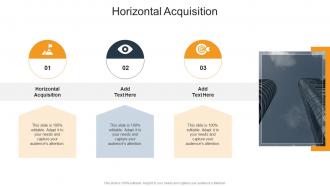Horizontal Acquisition In Powerpoint And Google Slides Cpb