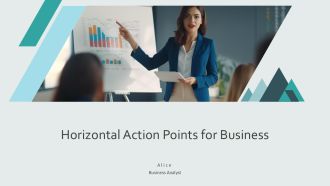 Horizontal Action Points For Business PPT Designs AT