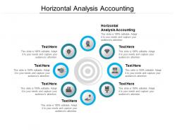 Horizontal analysis accounting ppt powerpoint presentation professional show cpb