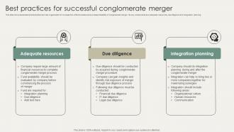 Horizontal And Vertical Business Best Practices For Successful Conglomerate Strategy SS V