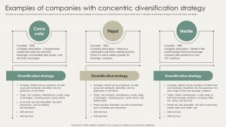 Horizontal And Vertical Business Examples Of Companies With Concentric Strategy SS V