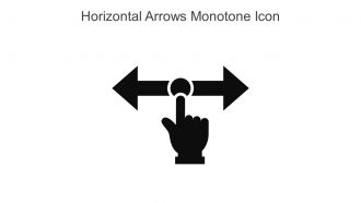 Horizontal Arrows Monotone Icon In Powerpoint Pptx Png And Editable Eps Format