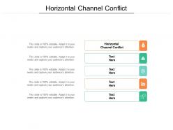 Horizontal channel conflict ppt powerpoint presentation gallery graphics cpb