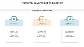 Horizontal Diversification Example In Powerpoint And Google Slides Cpb