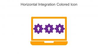 Horizontal Integration Colored Icon In Powerpoint Pptx Png And Editable Eps Format
