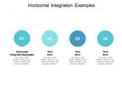 Horizontal integration examples ppt powerpoint presentation gallery grid cpb
