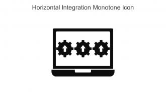 Horizontal Integration Monotone Icon In Powerpoint Pptx Png And Editable Eps Format