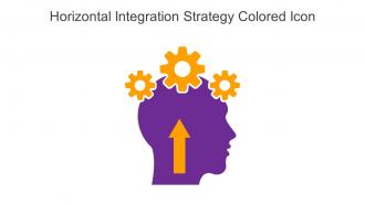Horizontal Integration Strategy Colored Icon In Powerpoint Pptx Png And Editable Eps Format